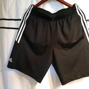 Classic Adidas Polyester Sport Shorts (L)